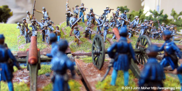 Battery M, 2nd U.S. Artillery, lines up the 19th Mississippi Volunteer Regiment On The Antietam!