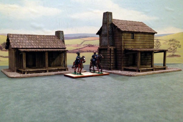 Warlord Games' North American Settler's Cabins