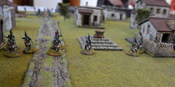French Dragoons Advance On Foot