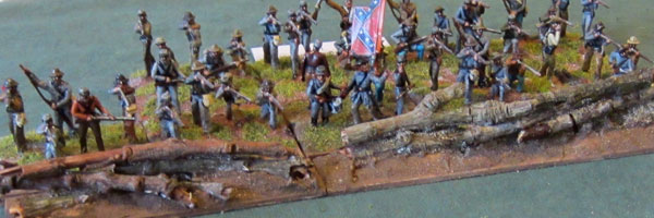 Confederate Entrenchments at Virginia Farm 1864