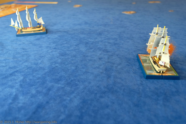 Généreux vs. HMS Vanguard