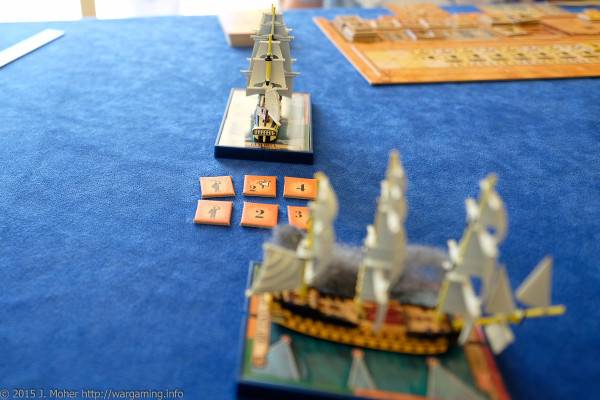 Audacieux vs. HMS Vanguard Wargaming.info