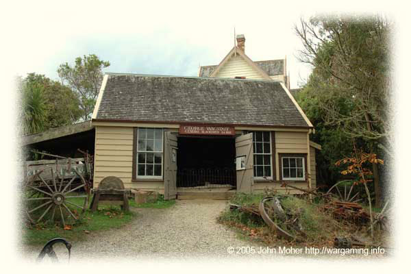 Smithy of Howick Blacksmith, George Wagstaff, established in 1855.
