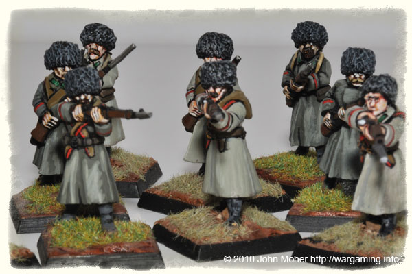 28mm WW1 Russians - A Company of Siberian Infantry in Winter Uniform