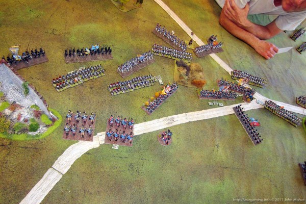 The French on top - and Cam ponders where to strike!