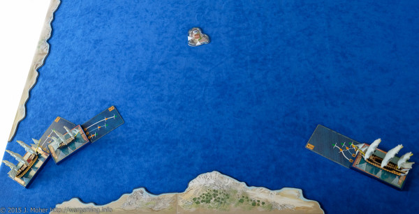 HMS Meleager & HMS Vanguard take on Duguay-Trouin Wargaming.info