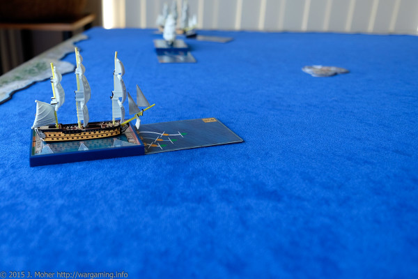 HMS Meleager & HMS Vanguard take on Duguay-Trouin Wargaming.info