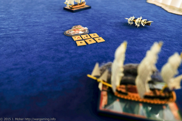 HMS Meleager & HMS Vanguard take on Duguay-Trouin Wargaming.info