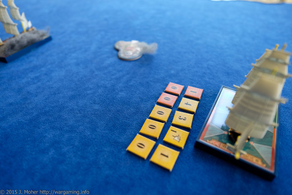 HMS Vanguard takes on the Duguay-Trouin Wargaming.info