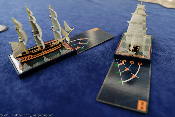 HMS Vanguard takes on the Duguay-Trouin Wargaming.info