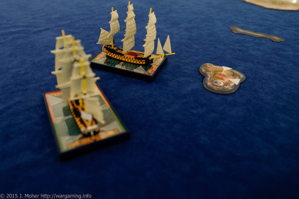 HMS Vanguard takes on the Duguay-Trouin Wargaming.info