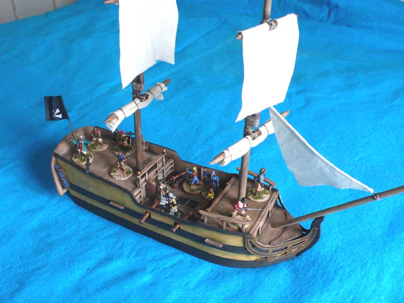 Arrr! A Buxom Beauty: A Pirate Ship in 28mm [Part 2]