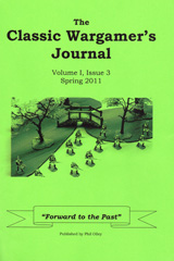 Classic Wargamers Journal Volume I Issue 3