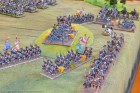 Turn 6: Close-up of the British right and the 5th Cavalry Brigades arrival.