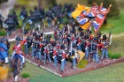 Close-up of the 1/28th North Gloucestershires as they advance to enter action.