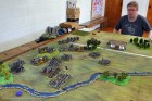 End of Turn 8: The Charge of the 3rd KGL Hussars as another AWC member (Mike) looks on.