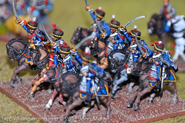 Turn 10: The 7th (Queens Own) Hussars on the British left