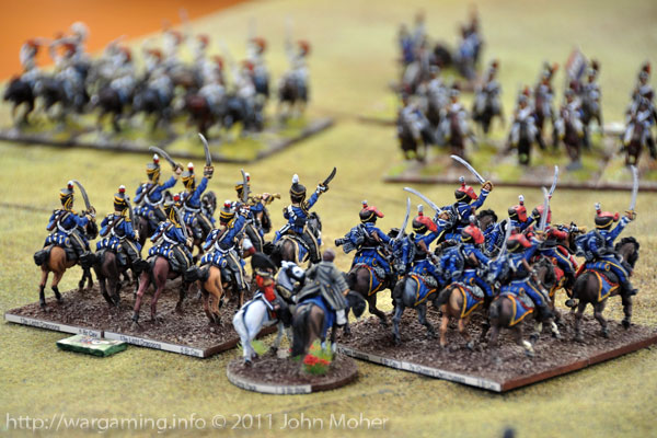 Turn 13: 13th Light Dragoons & 7th Hussars face the French Heavies