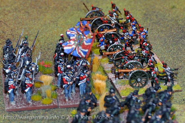 Turn 7 - The Royal Scots drive off Barbauxs Artillery