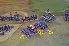 Early Turn 11 - The I/1st Ligne pay the price - broken by the joint KGL Hussars & East Essex assault.