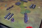 Early Turn 18 - 7th Hussars continue their skilful manoeuvring falling back in front of the 2nd Cuirassiers.