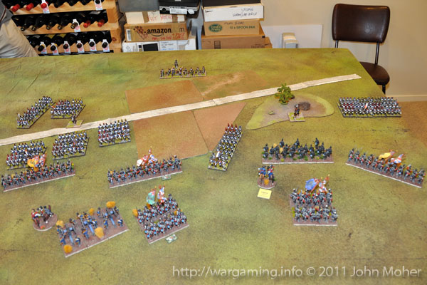 End of Turn 5 - As the French attack develops...