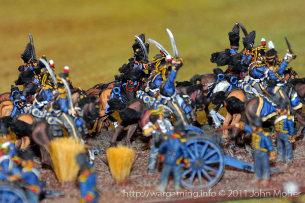 End of Turn 6 - The arrival of the 2nd Brunswick Hussars and 13th Light Dragoons
