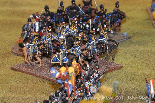 Late in Turn 9 - The 13th Light Dragoons and 2nd Brunswick Hussars
