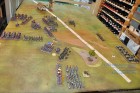 End of Turn 7 - With the peculiar French reserve deployment (its the only way they can fit on table in March Column)!