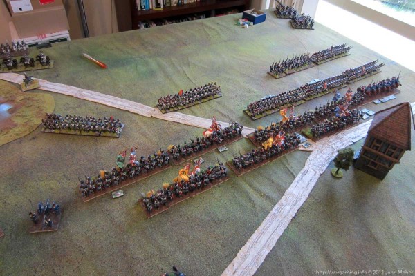 Photo 5 - Initial success for the redcoat infantry...