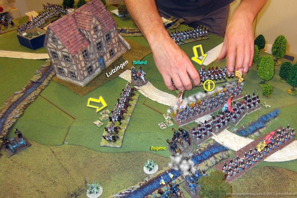 Marshall Tallard attempts to gain the initiative with a further advance in the west
