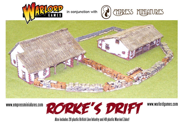 The Warlord Games Rorke's Drift set assembled