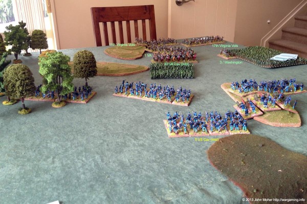 We shake out into battleline as our reserve arrives.