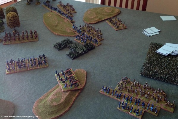 My last big Union charge - all 3 Infantry Regiments go in with the bayonet...