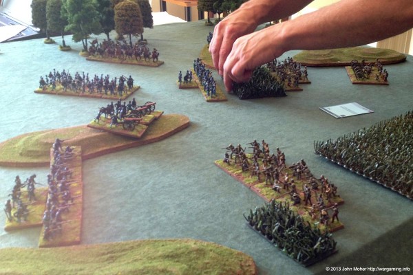 The final moment - the Confederate counter-attack...