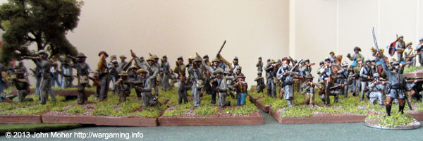 19th Mississippi & 11th Virginian Volunteer Regiments.