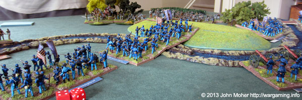 The 20th Indiana Cross The Ford To Counter-Attack...