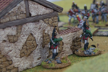 My surviving Dragoons endeavour to work round the British Flank