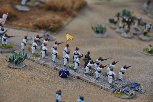 The 3rd/1st Egyptian Rifles stand strong
