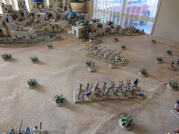 The Assault Column of 1/1st Egyptian Company moves in