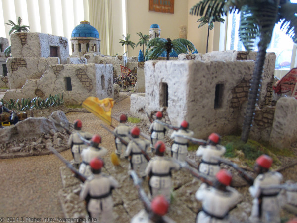 The Egyptian Column's first glimpse of the approaching reinforcements