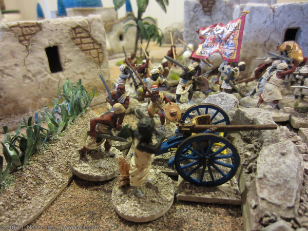 The Ja'alin Garrába charge home and a few have been detailed off to assist the artillery