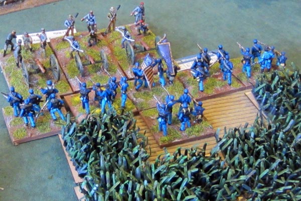 The Lynchburg Artillery gets overrun by the 5th Wisconsin Infantry