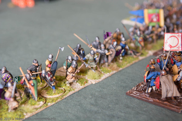 Dux Bellorum Norman vs Carolingian infantry clash