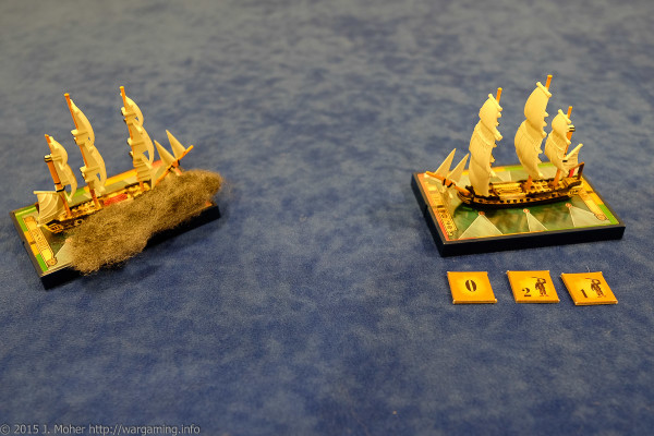 Dryade cops a second broadside from HMS Sybille - Wargaming.info