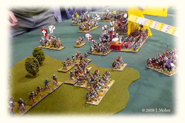 Looking from the Roman left as the Auxilia unsuccessfully try to clear the German light troops from the woods, and Caesennius advances his Legion obliquely forward.