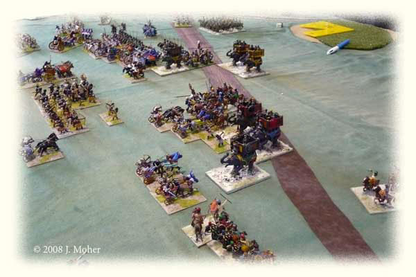 Kushite Egyptians face off against Sassanid Persians.
