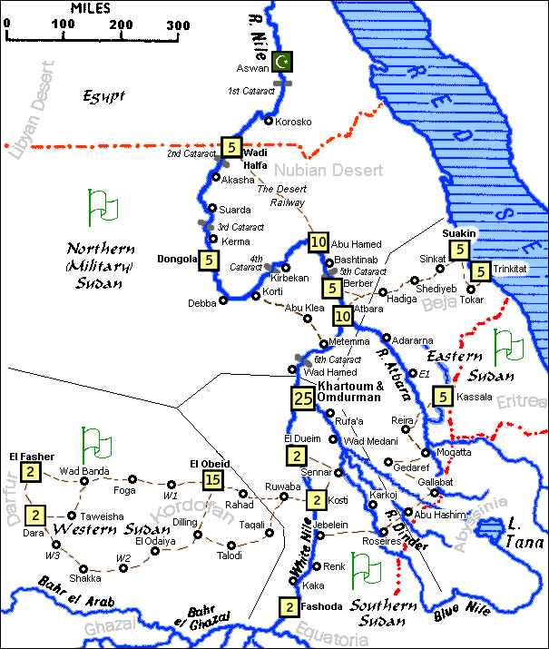 Master Fire & Sword in the Sudan Map.