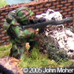 Liberation Miniatures Modern German with Sniper Rifle - figure from Kieran Mahony's collection