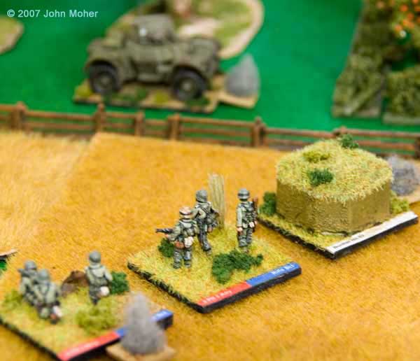The German Defence concentrates in the Wheatfield.